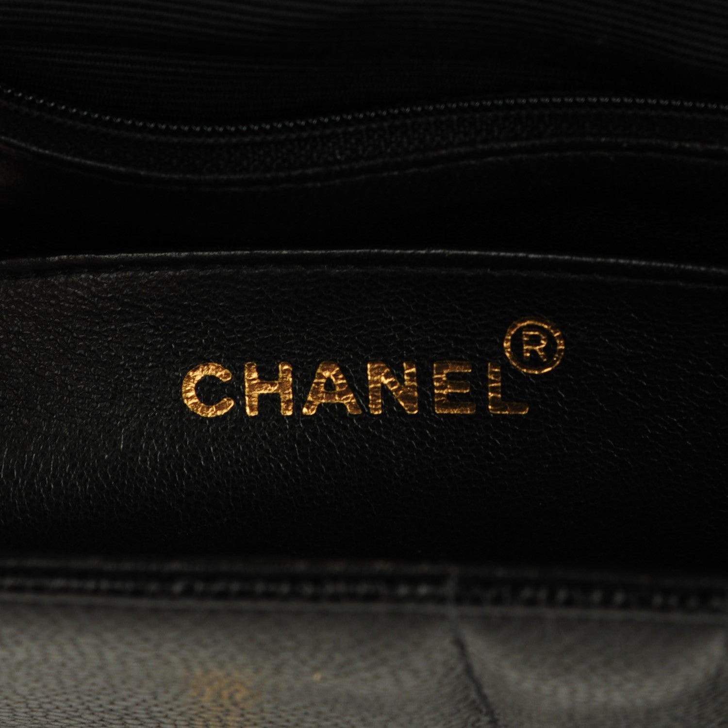 Chanel Caviar Vertical Quilted Jumbo Flap Black 7 of 9