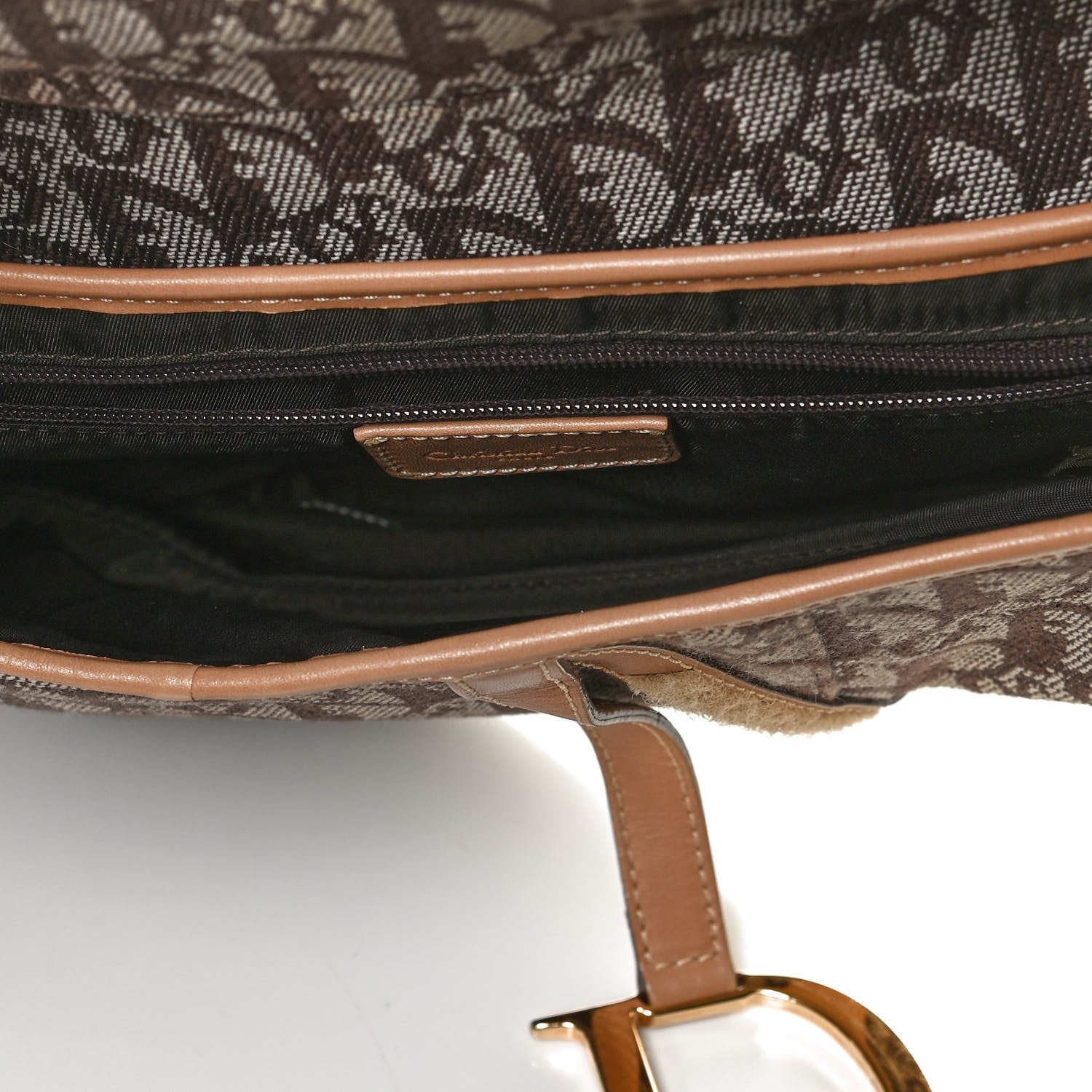 Christian Dior Monogram Saddle Bag Brown 5 of 10