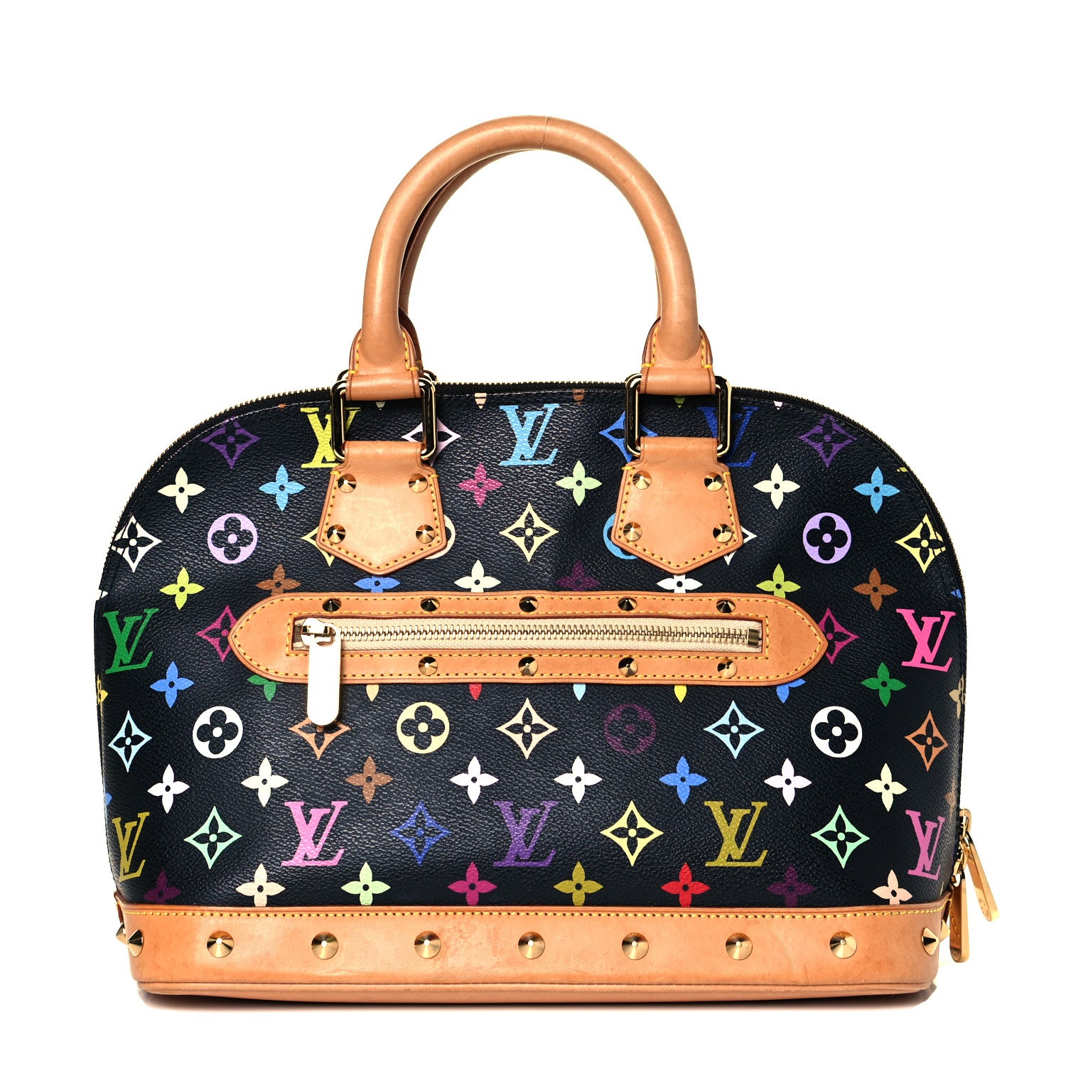 Louis Vuitton Monogram Multicolor Alma Black 2 of 11