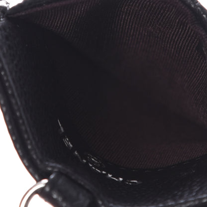 Chanel Caviar Quilted Card Holder On Chain Black 5 of 8