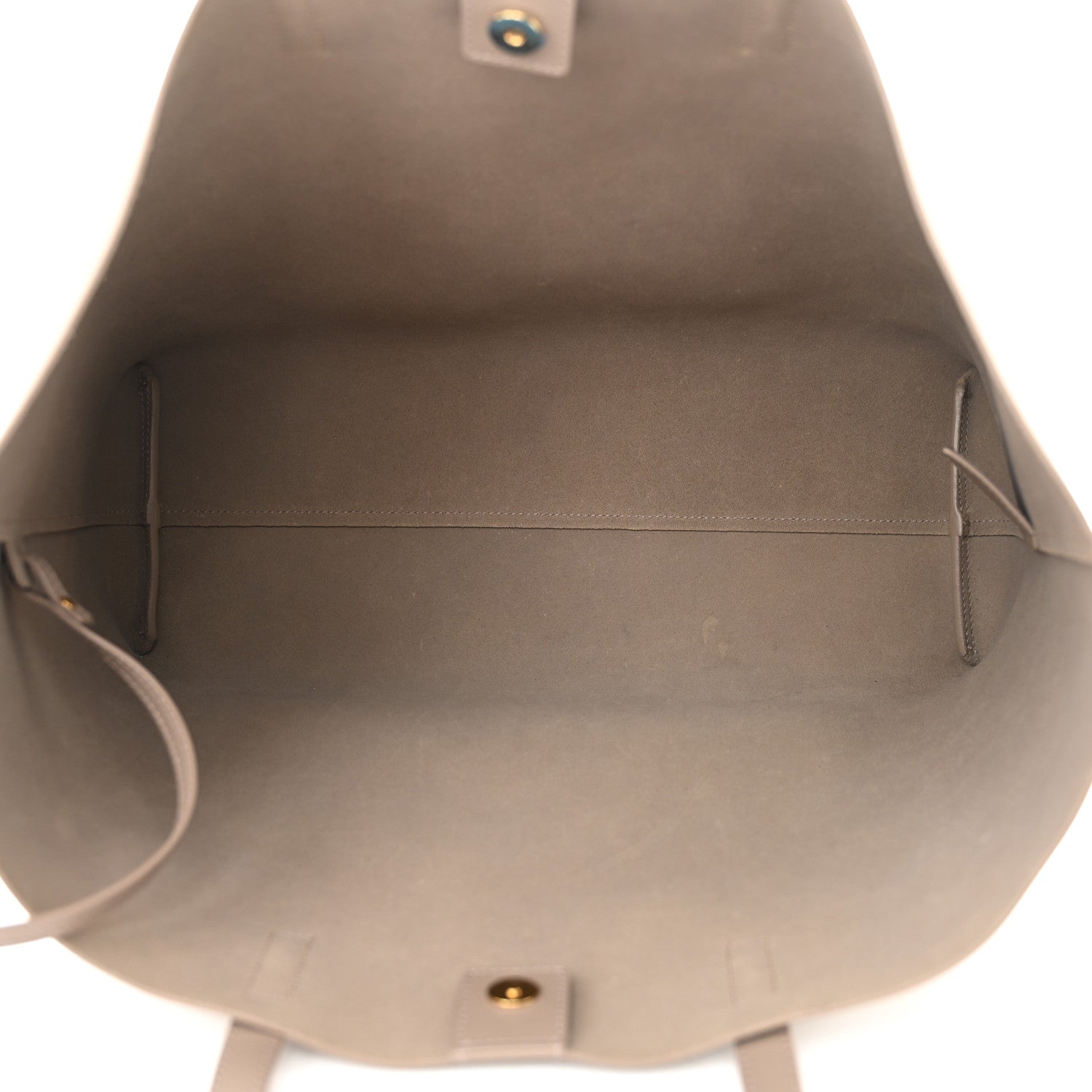 Saint Laurent Calfskin Large Shopping Tote Dark Beige 6 of 12