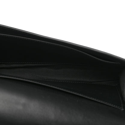 Salvatore Ferragamo Suede Crystal Gancini Wallet On Chain Black 5 of 8