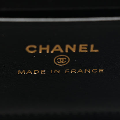 Chanel Caviar Quilted Top Handle Long Vanity Black 7 of 12