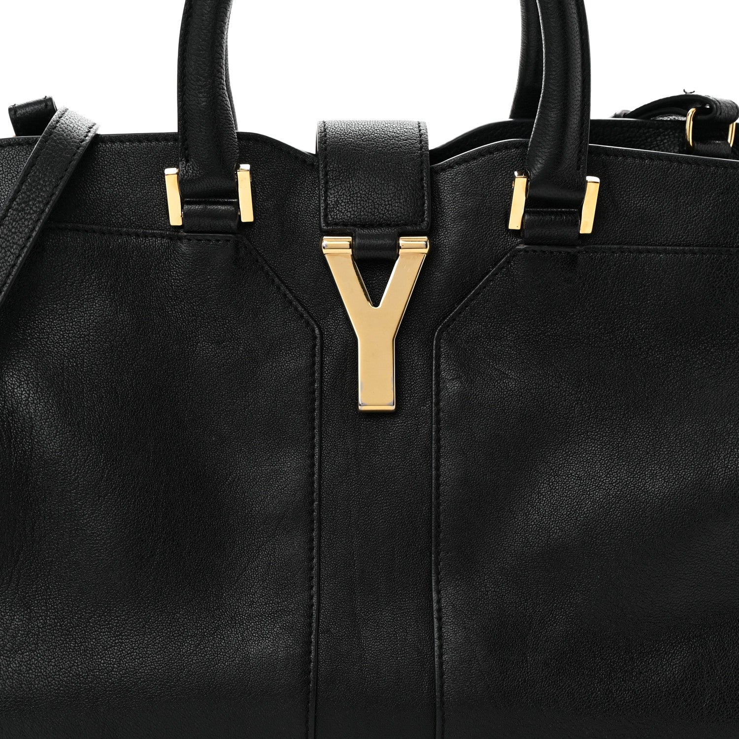 Saint Laurent Sheepskin Small Cabas Chyc Black 8 of 23
