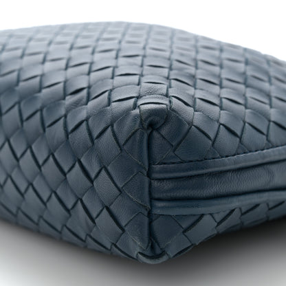 Bottega Veneta Nappa Intrecciato Nodini Crossbody Messenger Blue 11 of 12