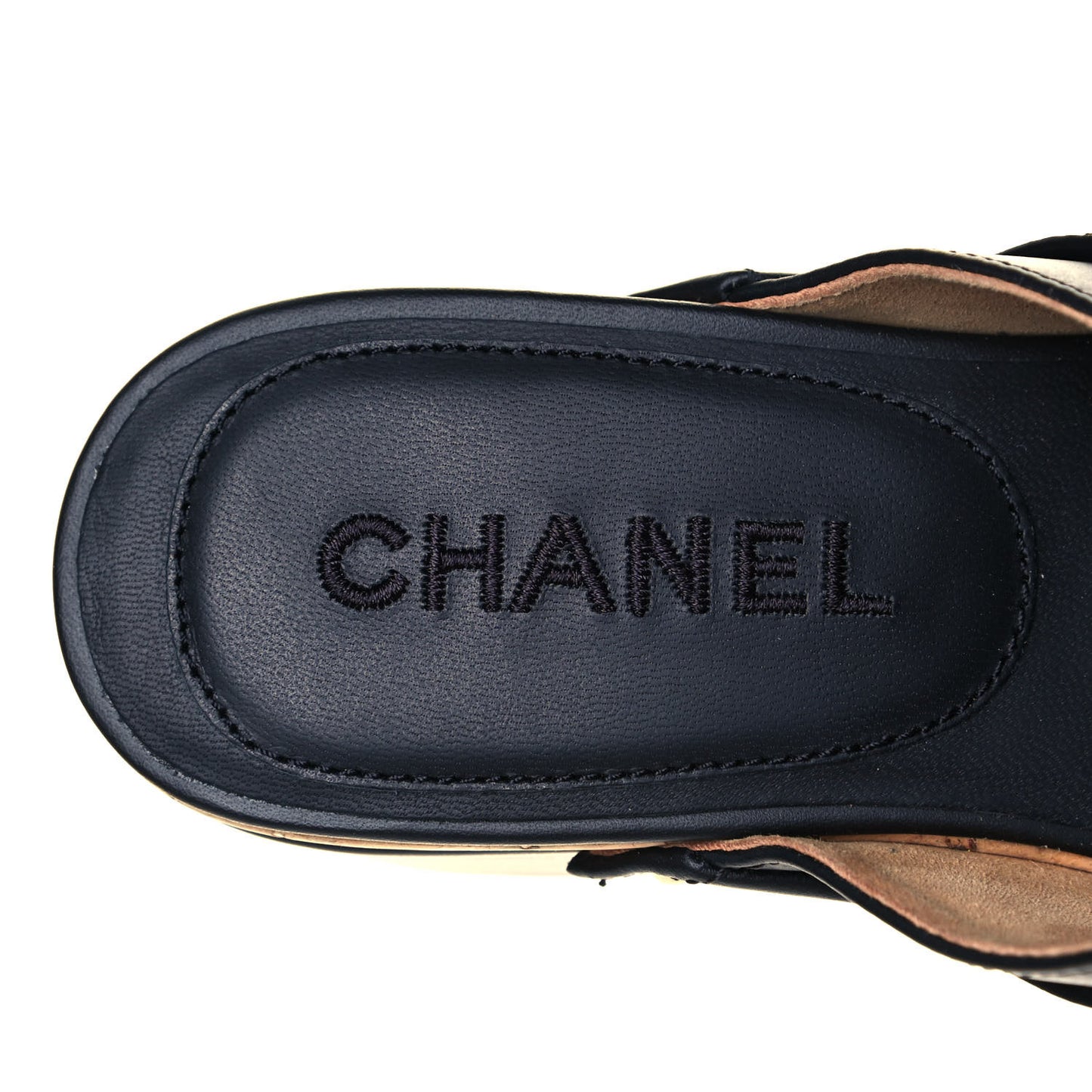 Calfskin CC Turn Lock Clogs 35 Black