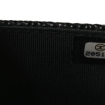 Chanel Caviar Timeless CC Wallet On Chain WOC Black 8 of 16