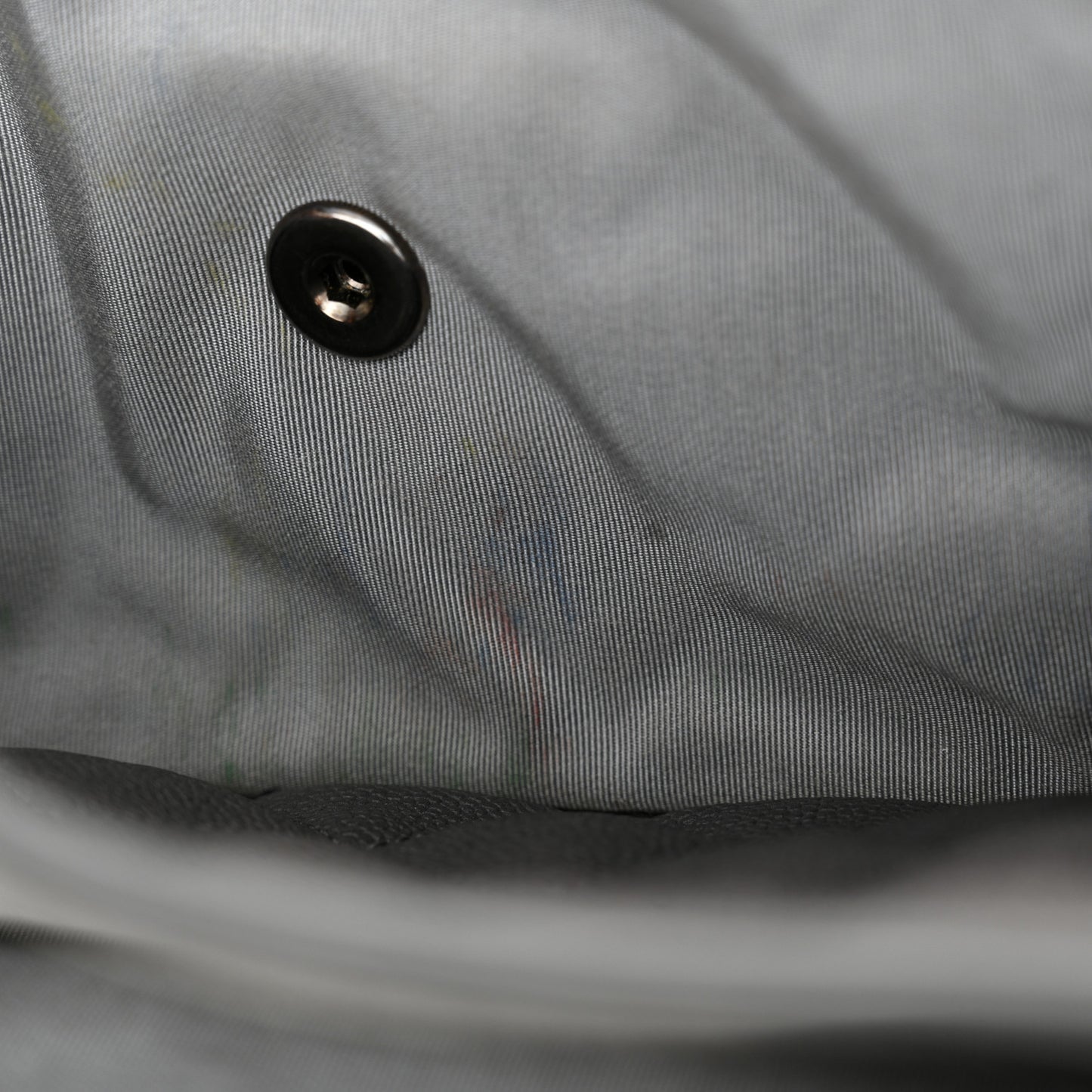 Caviar Quilted Large French Riviera Flap Dark Grey