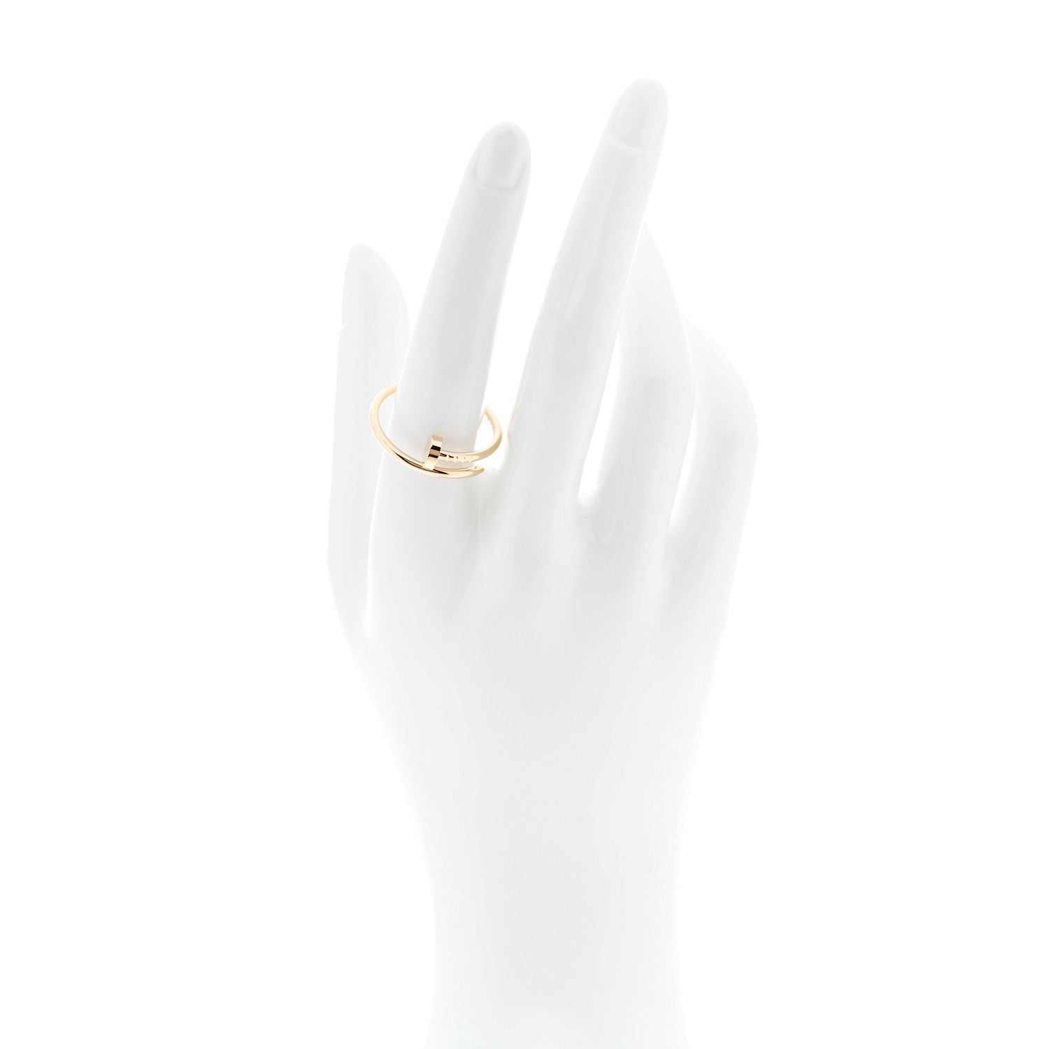 Cartier 18K Yellow Gold Small Juste Un Clou Ring 61 9.5 2 of 6