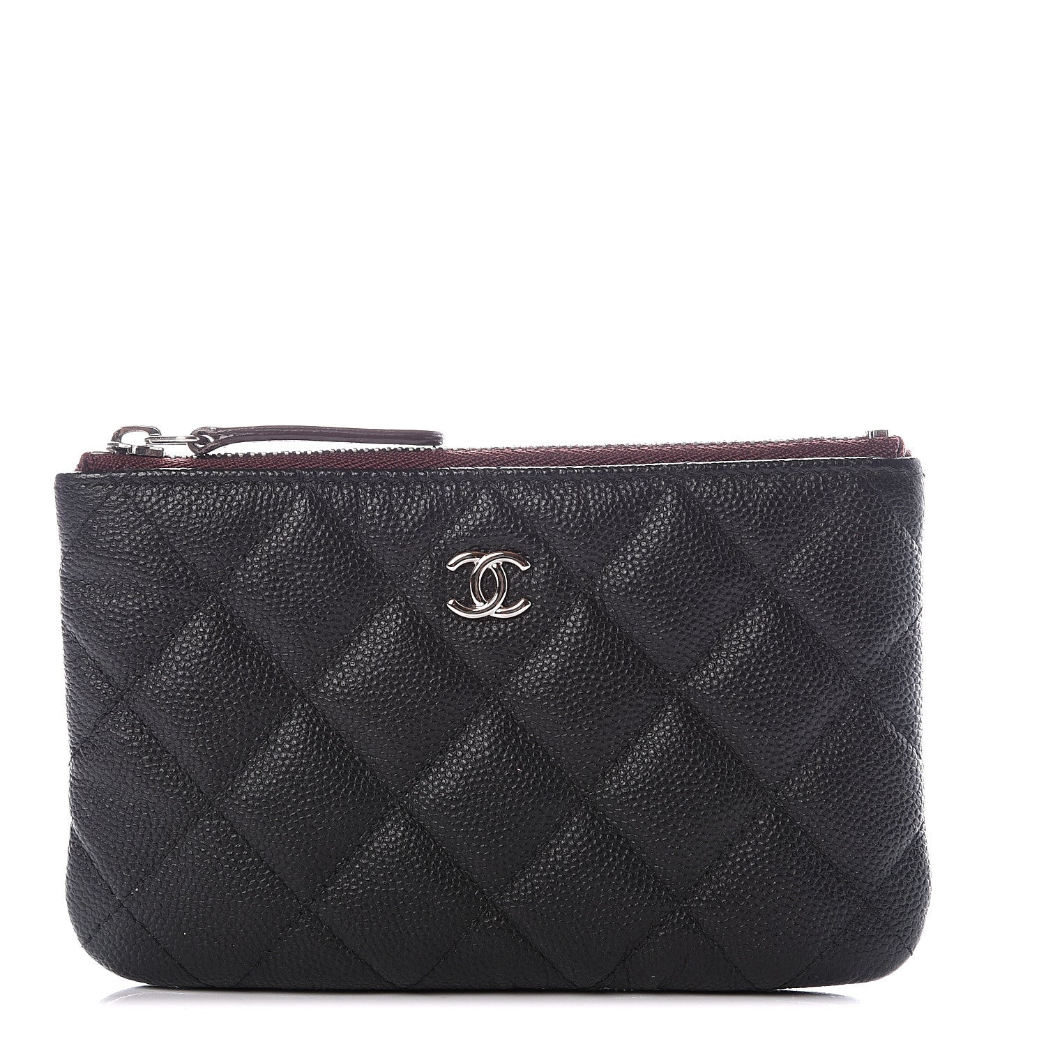 Chanel Caviar Quilted Small Cosmetic Case Black 1 of 9