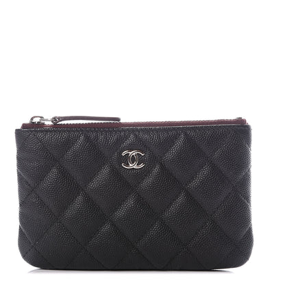 Chanel Caviar Quilted Small Cosmetic Case Black 1 of 9