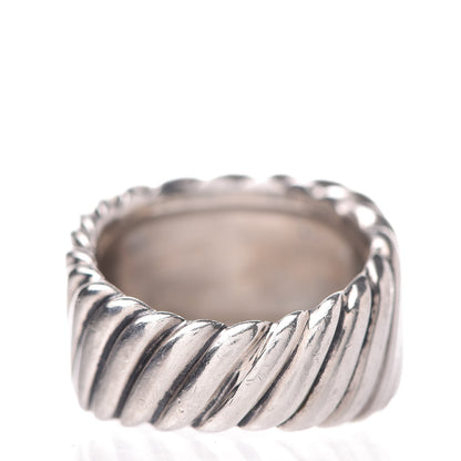 David Yurman Sterling Silver Sculpted Cable Ring 51.9 6 4 of 6
