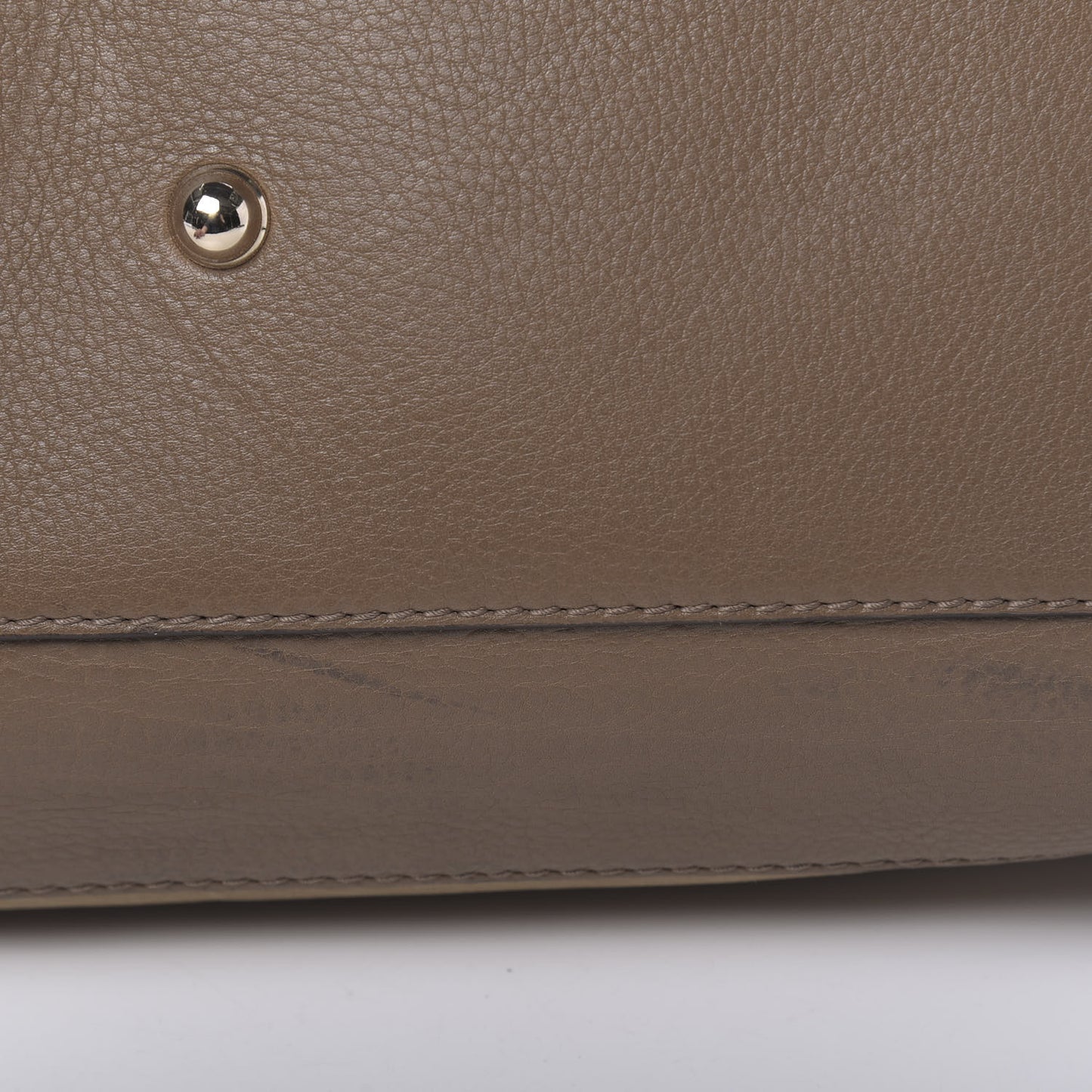 Nubuck Medium Web Heritage Shoulder Bag Taupe