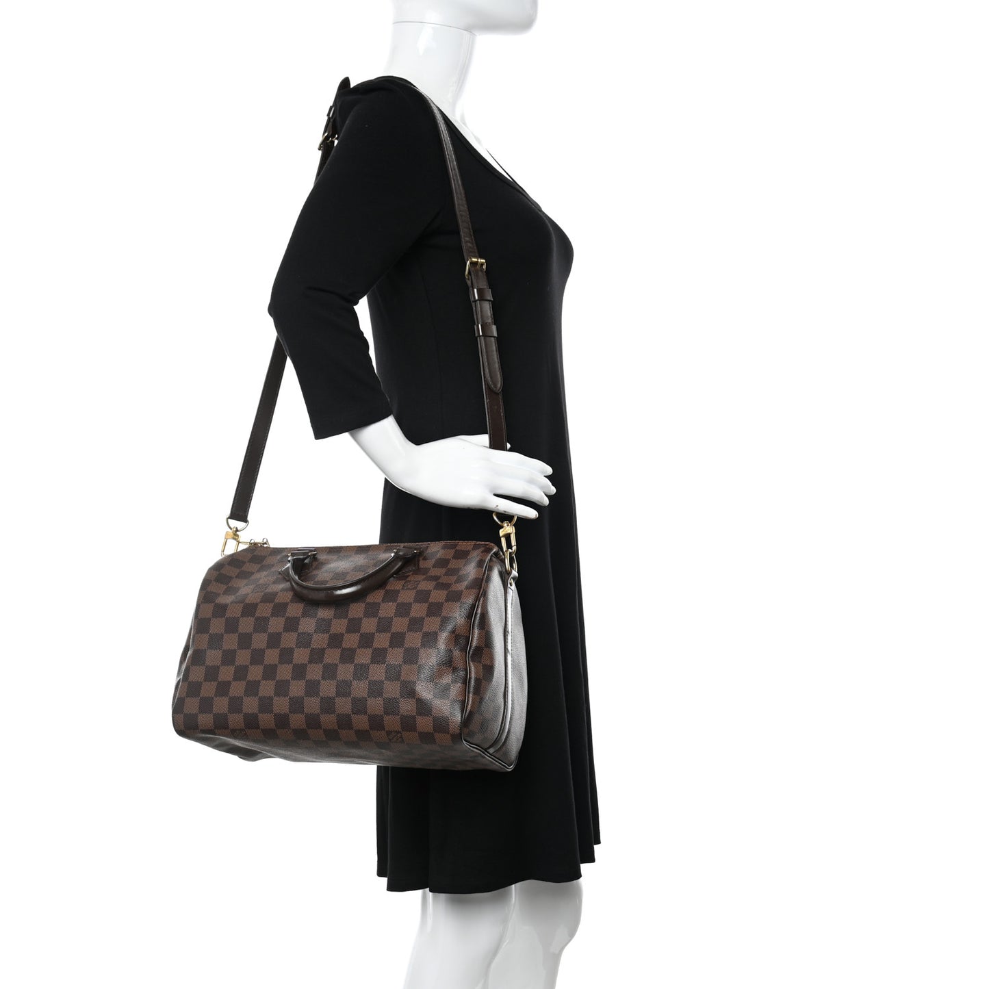 Damier Ebene Speedy Bandouliere 30