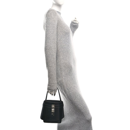 Givenchy Box Calfskin Shark Lock Bucket Bag Black 2 of 9