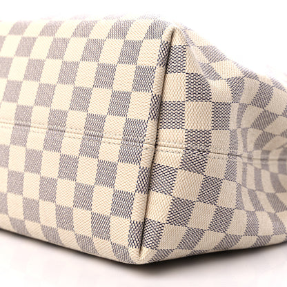 Louis Vuitton Damier Azur Graceful MM Rose Ballerine 8 of 8