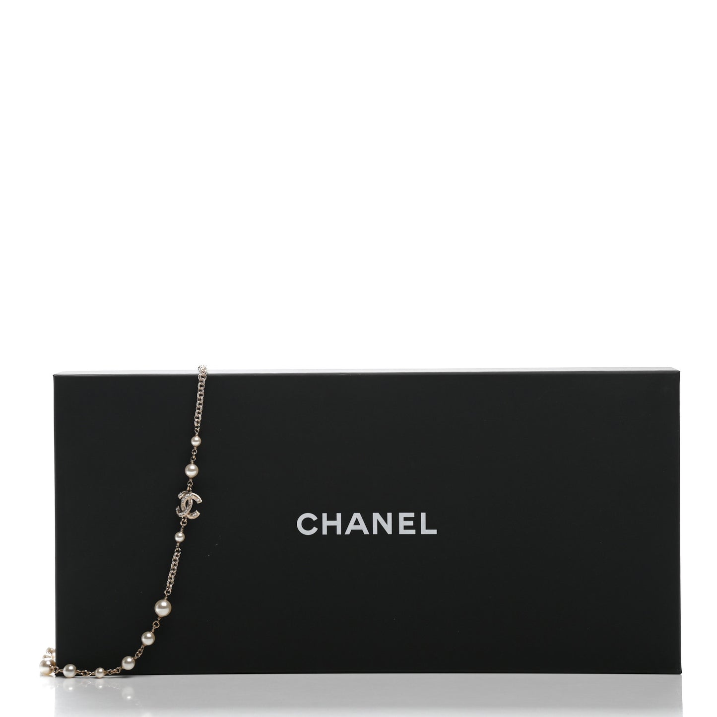 Pearl CC Necklace Light Gold