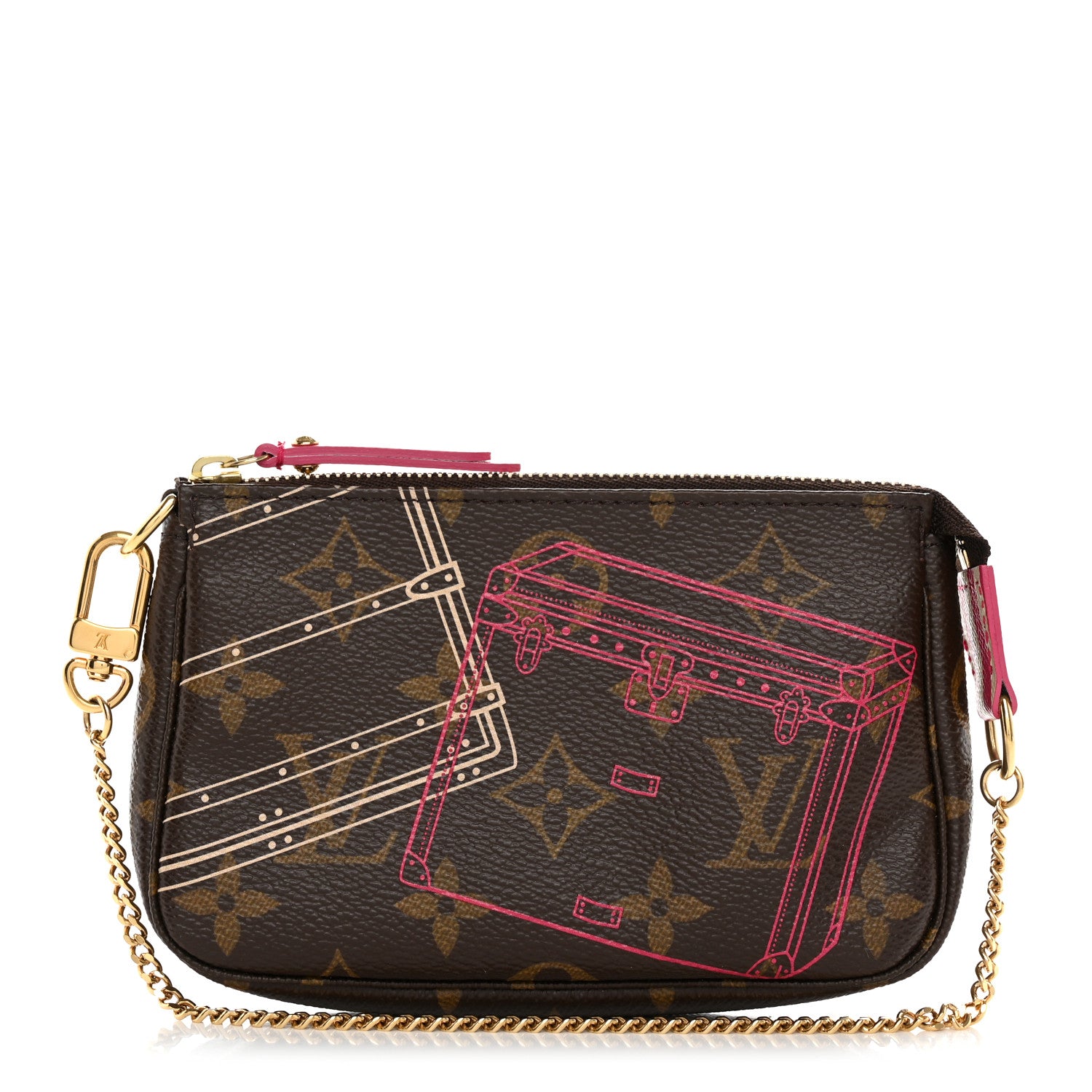 Louis Vuitton Monogram 2014 Christmas Animation Mini Pochette Accessories 1 of 7
