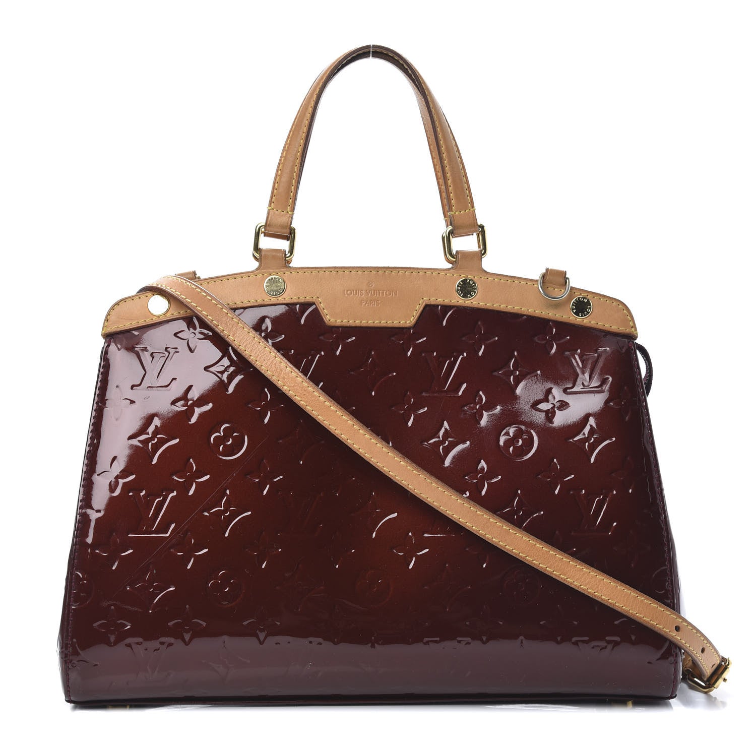 Louis Vuitton Vernis Brea MM Rouge Fauviste 1 of 15