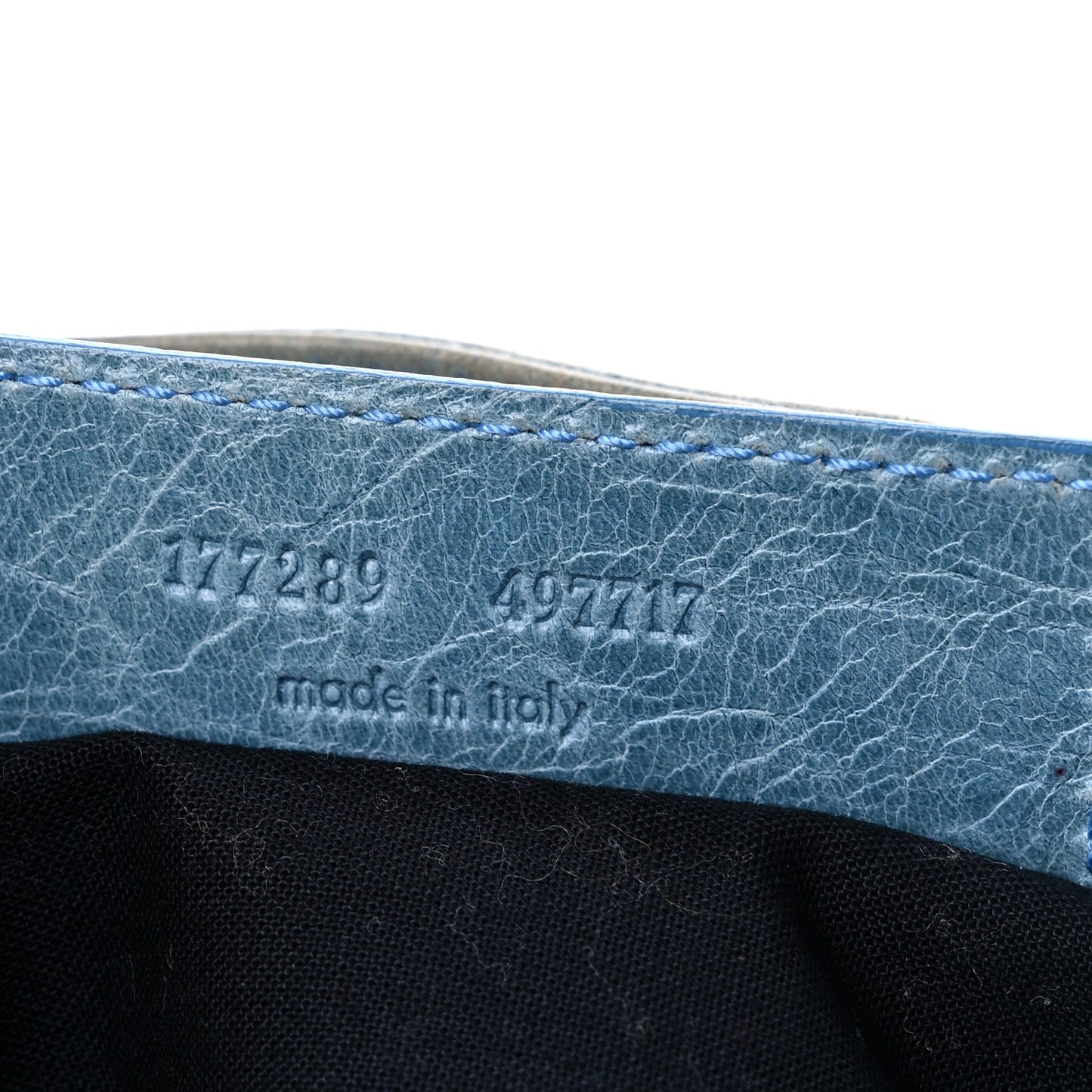 Chevre Classic Hardware Flat Messenger Sky Blue