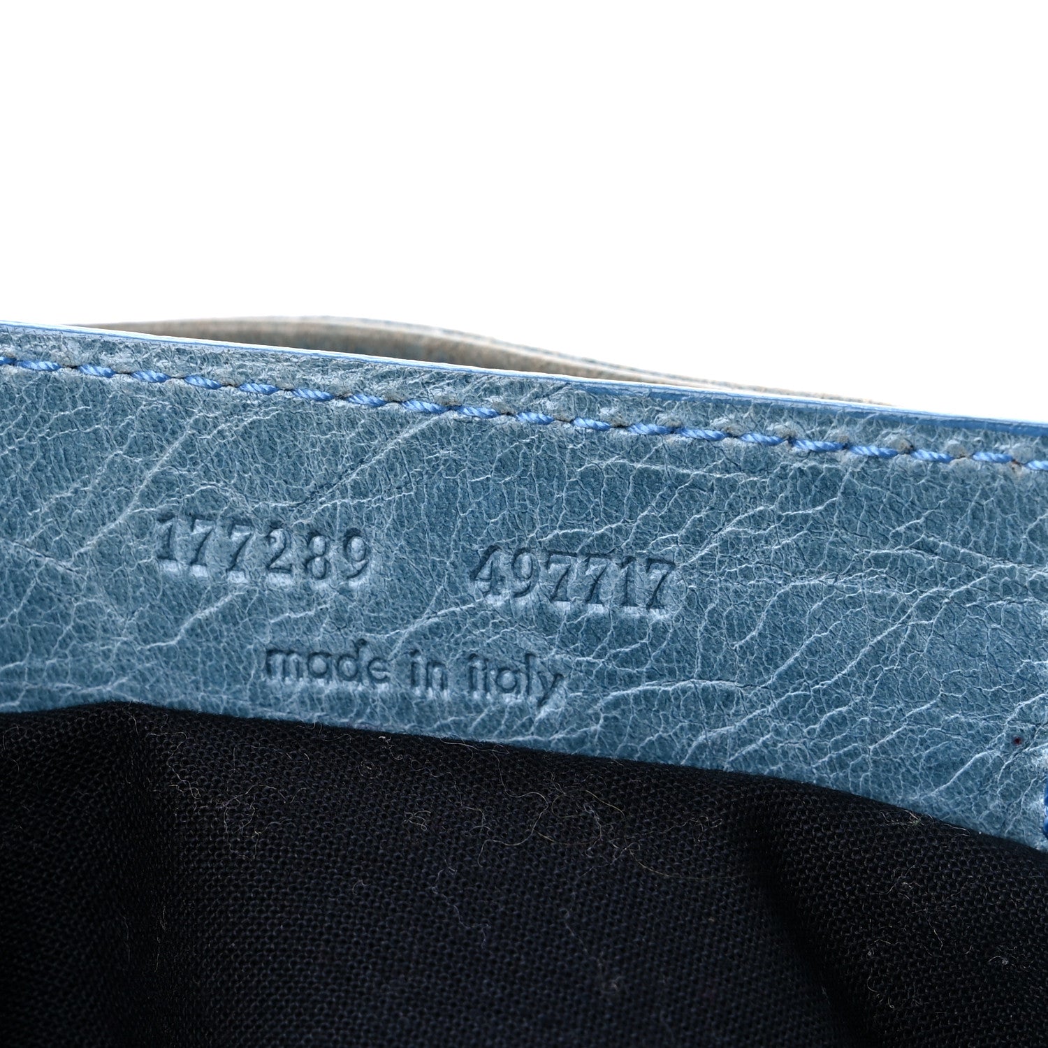 Balenciaga Chevre Classic Hardware Flat Messenger Sky Blue 8 of 24