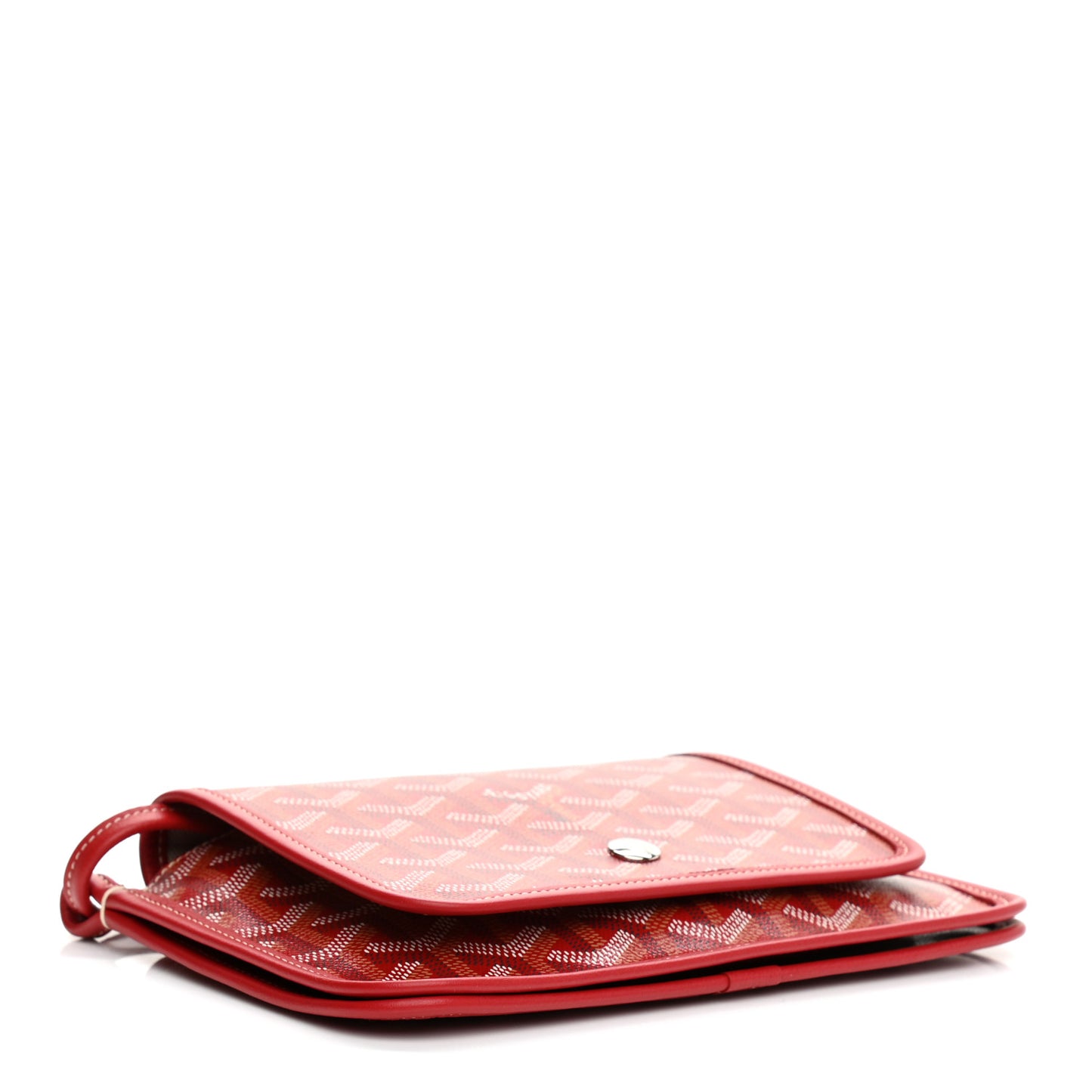 Goyardine Plumet Wallet Clutch Red