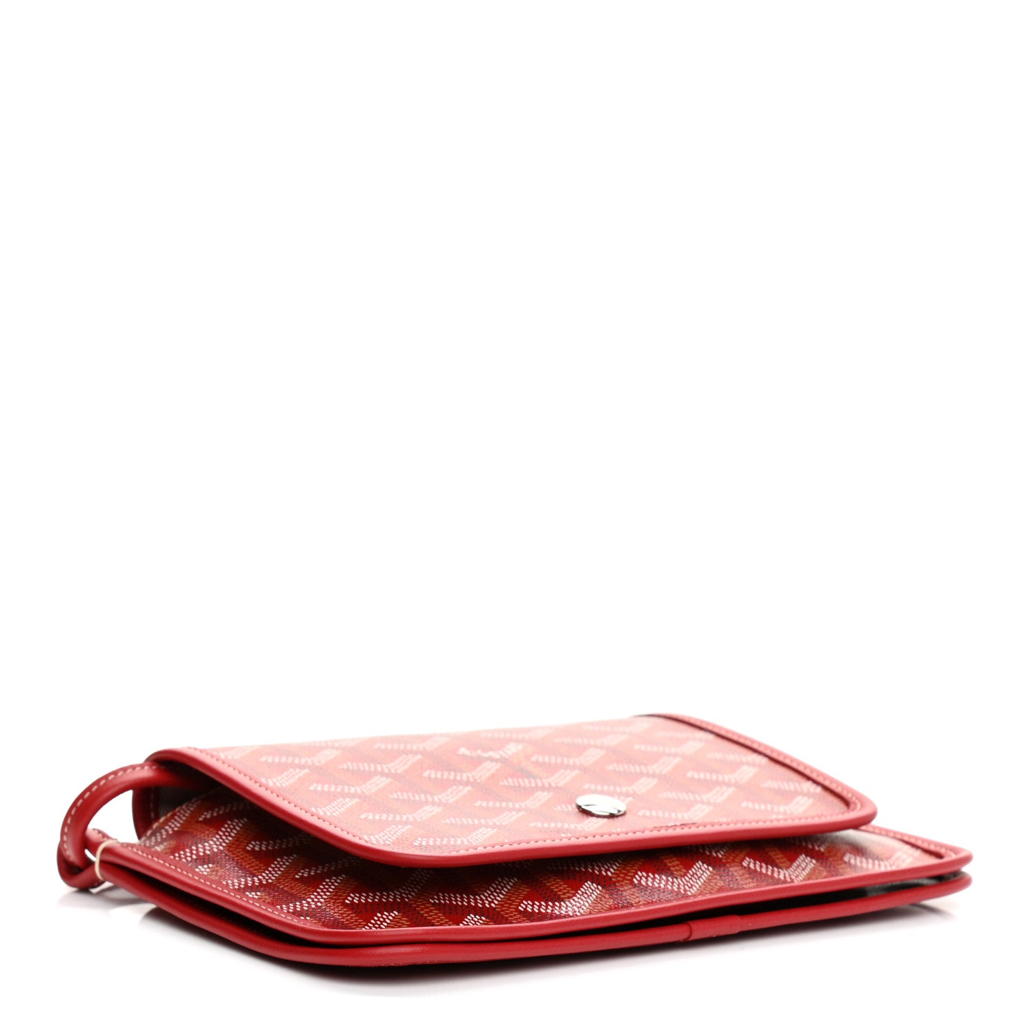 Goyard Goyardine Plumet Wallet Clutch Red 4 of 10