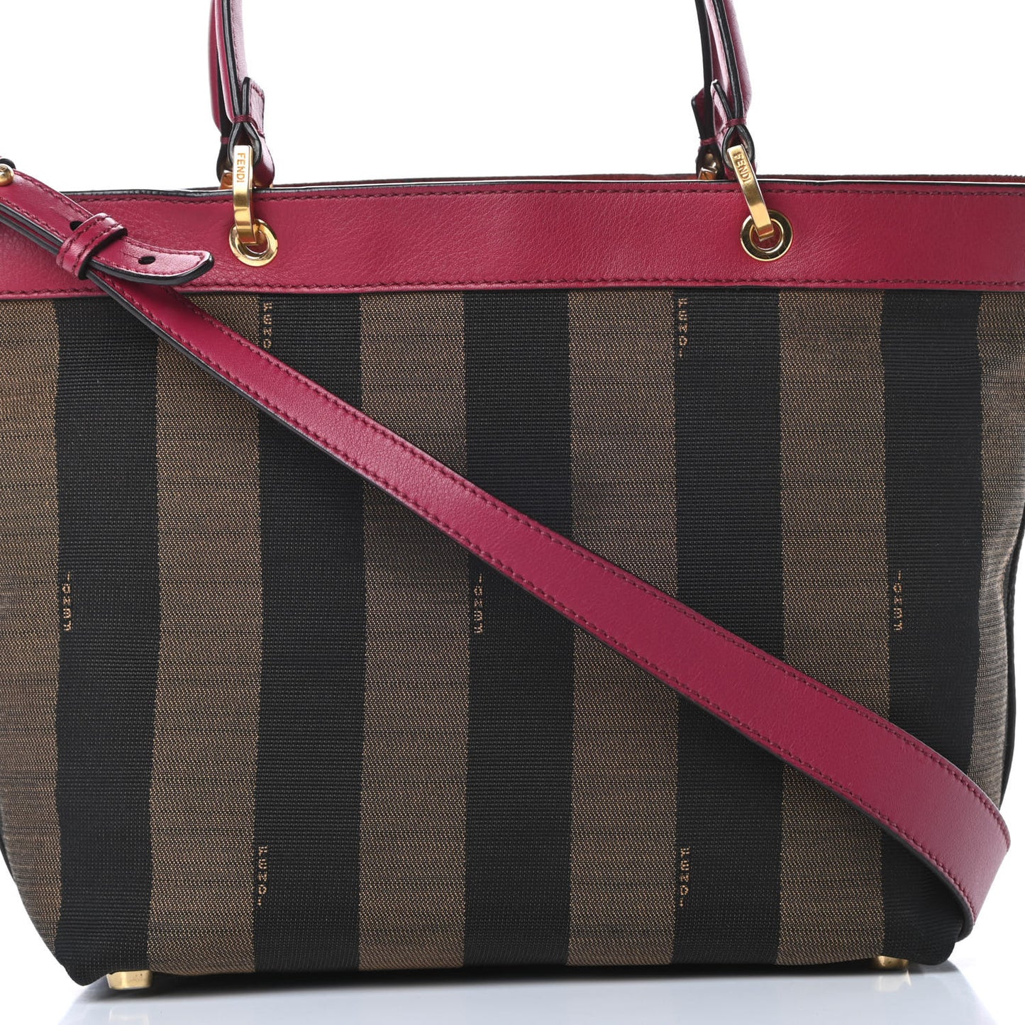 Pequin Vitello Small Shoulder Tote Tobacco Amarena
