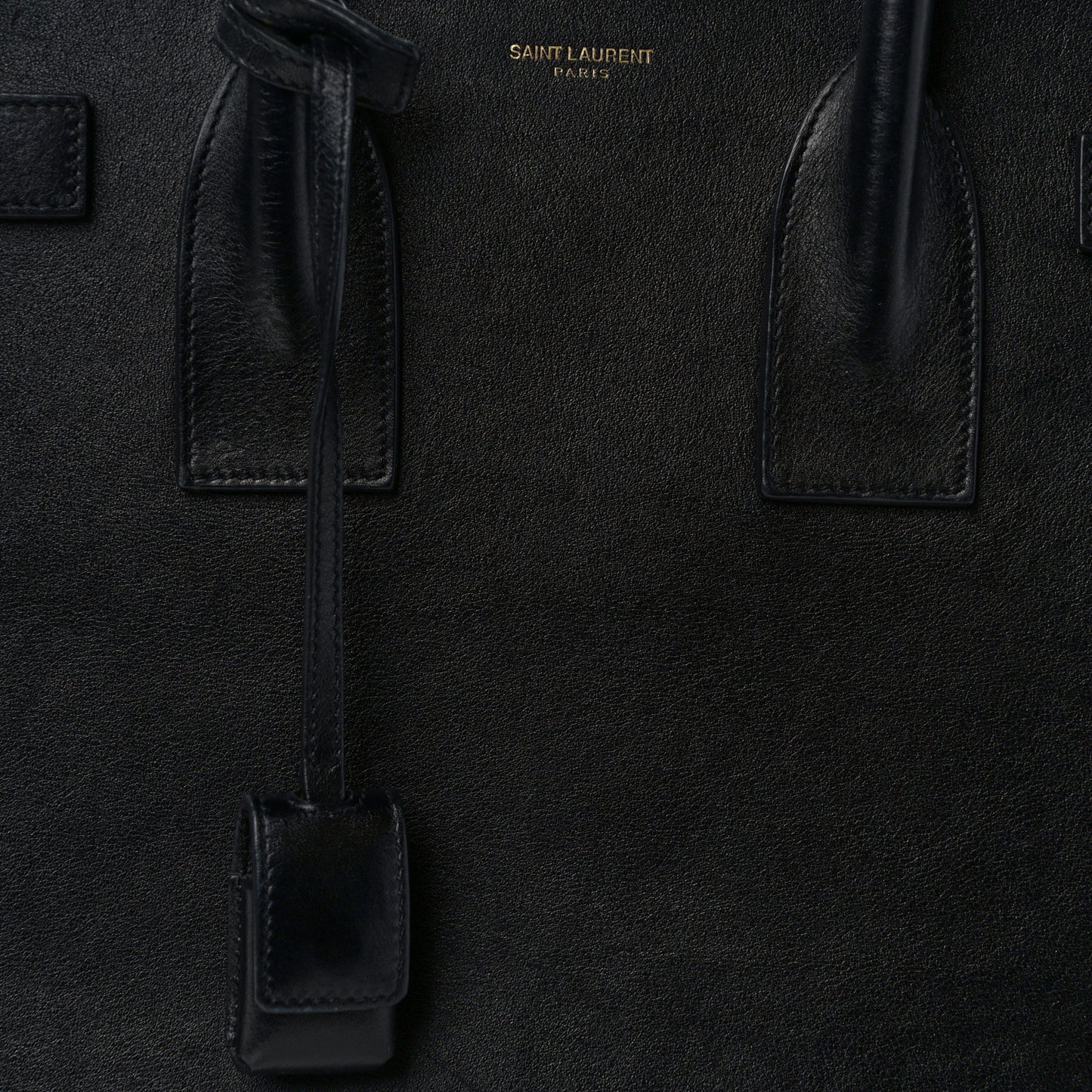 Calfskin Small Sac De Jour Black