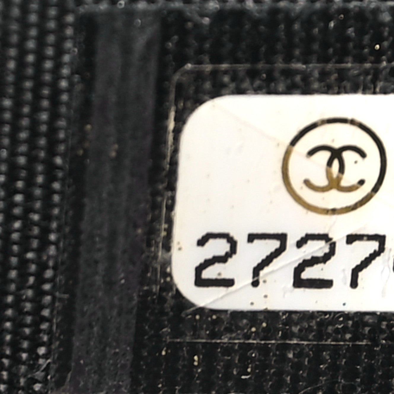 Caviar Quilted CC Filigree Clutch With Chain Black