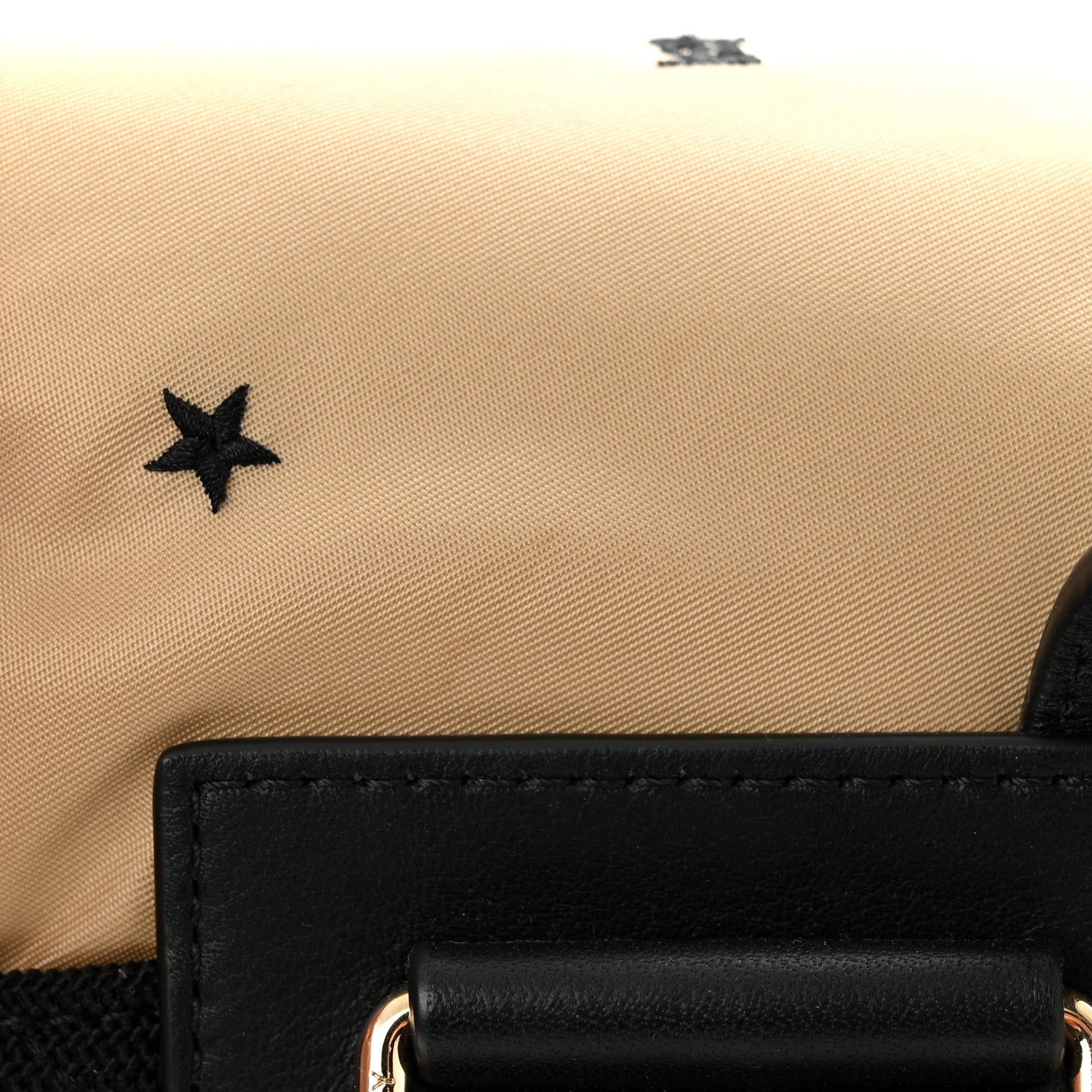 Burberry Econyl TB Logo Star Embroidered Kids Backpack Black Beige 12 of 15