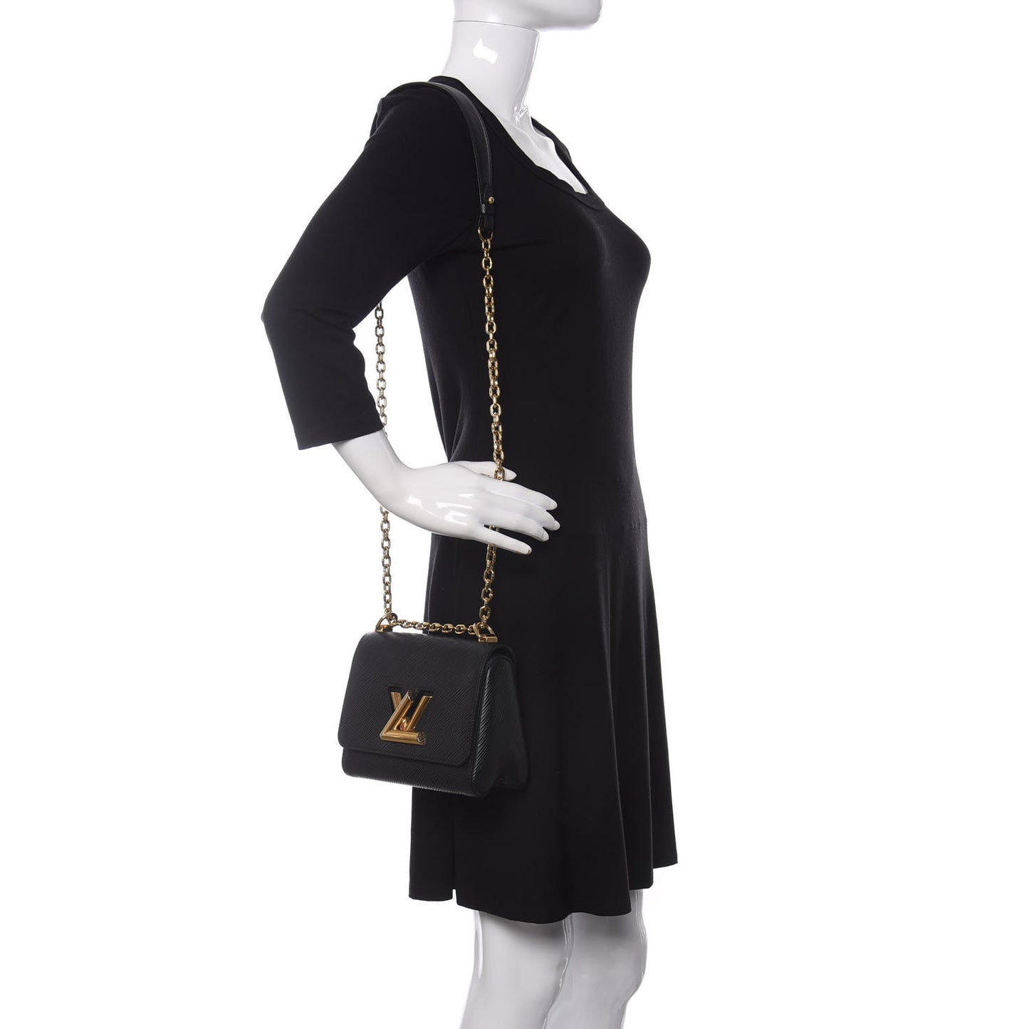 Epi Twist Shoulder Bag PM Black