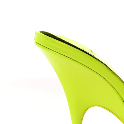 Christian Louboutin PVC Just Arch 100 Slide Sandals 36 Neon Yellow 14 of 18