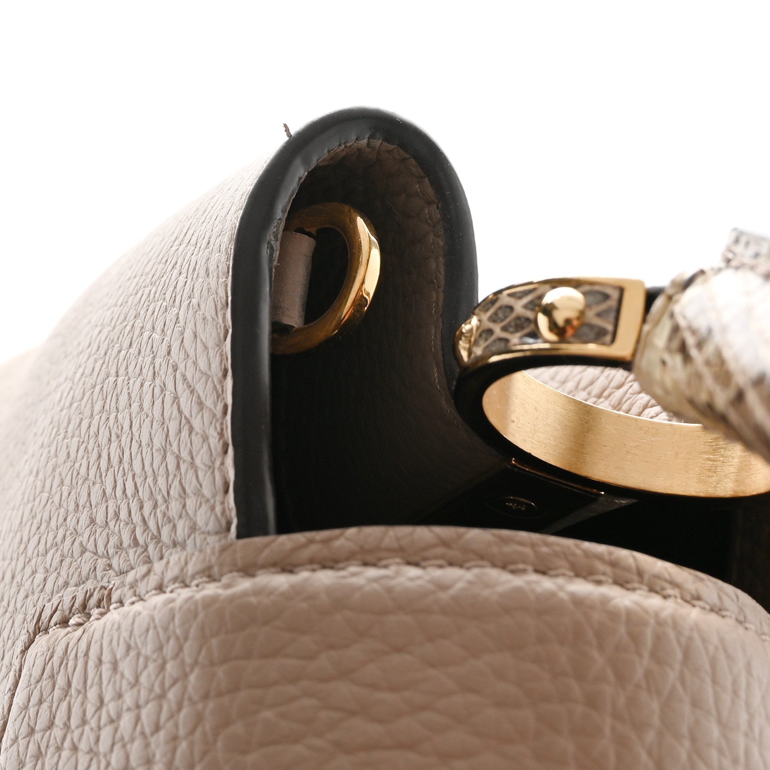 Louis Vuitton Taurillon Ayers Capucines BB Galet 12 of 12