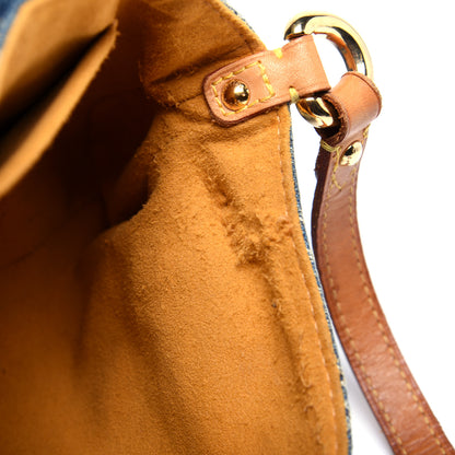 Louis Vuitton Monogram Denim Mini Pleaty Blue 16 of 20