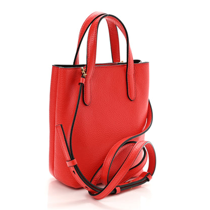 Salvatore Ferragamo Tumbled Calfskin Gancini Mini Bag Candy Apple Red 3 of 9