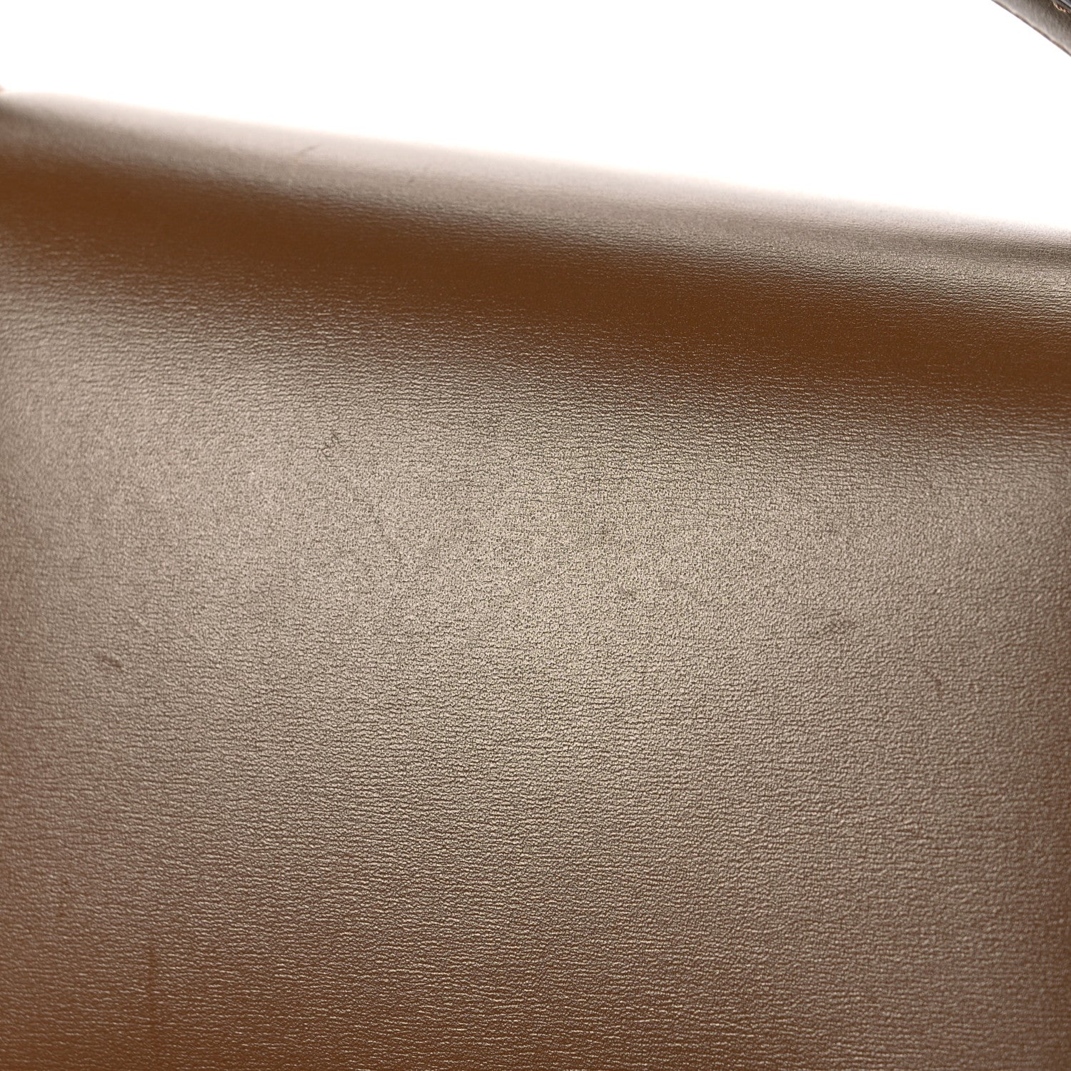 Celine Smooth Calfskin Small Classic Box Flap Bag Camel 12 of 14