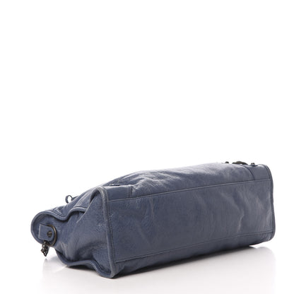 Balenciaga Agneau Classic Hardware City Bleu Persan 5 of 17