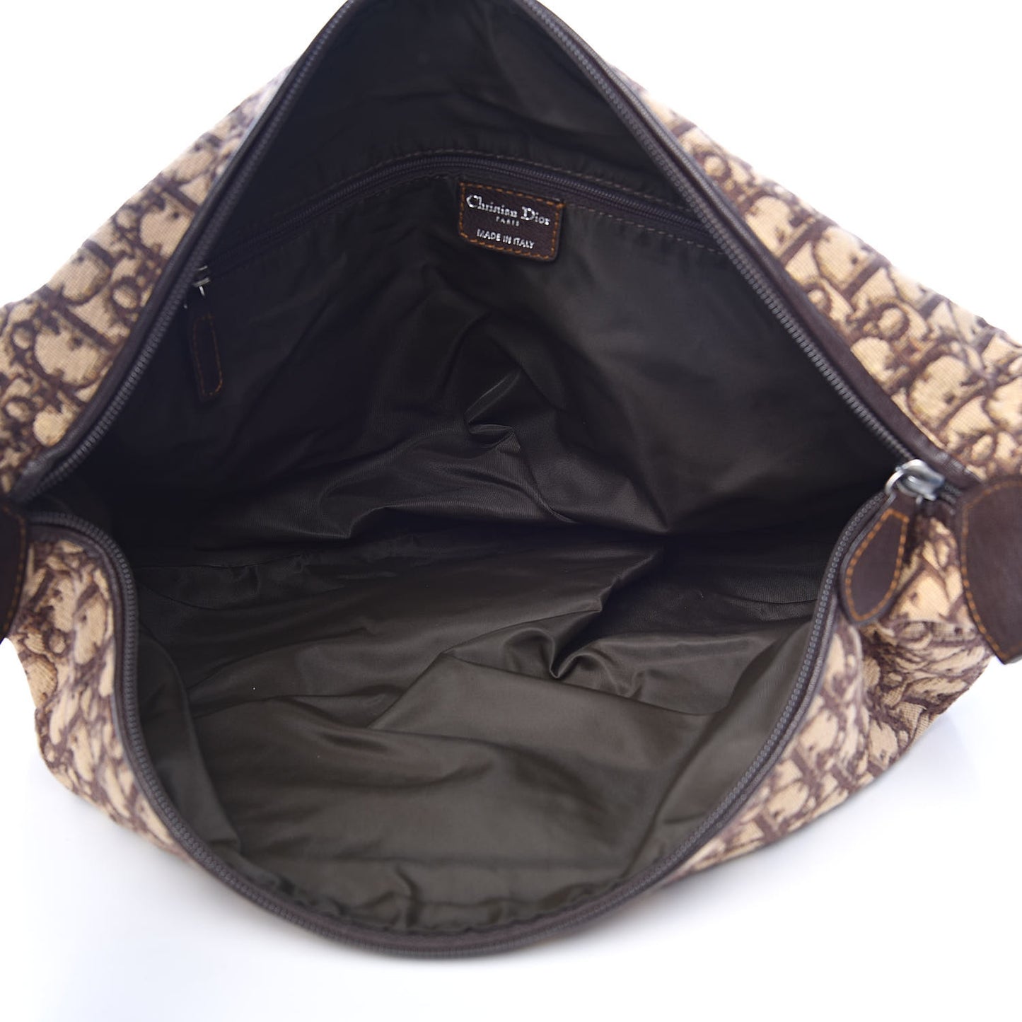Monogram Buckle Hobo Marron Fonce