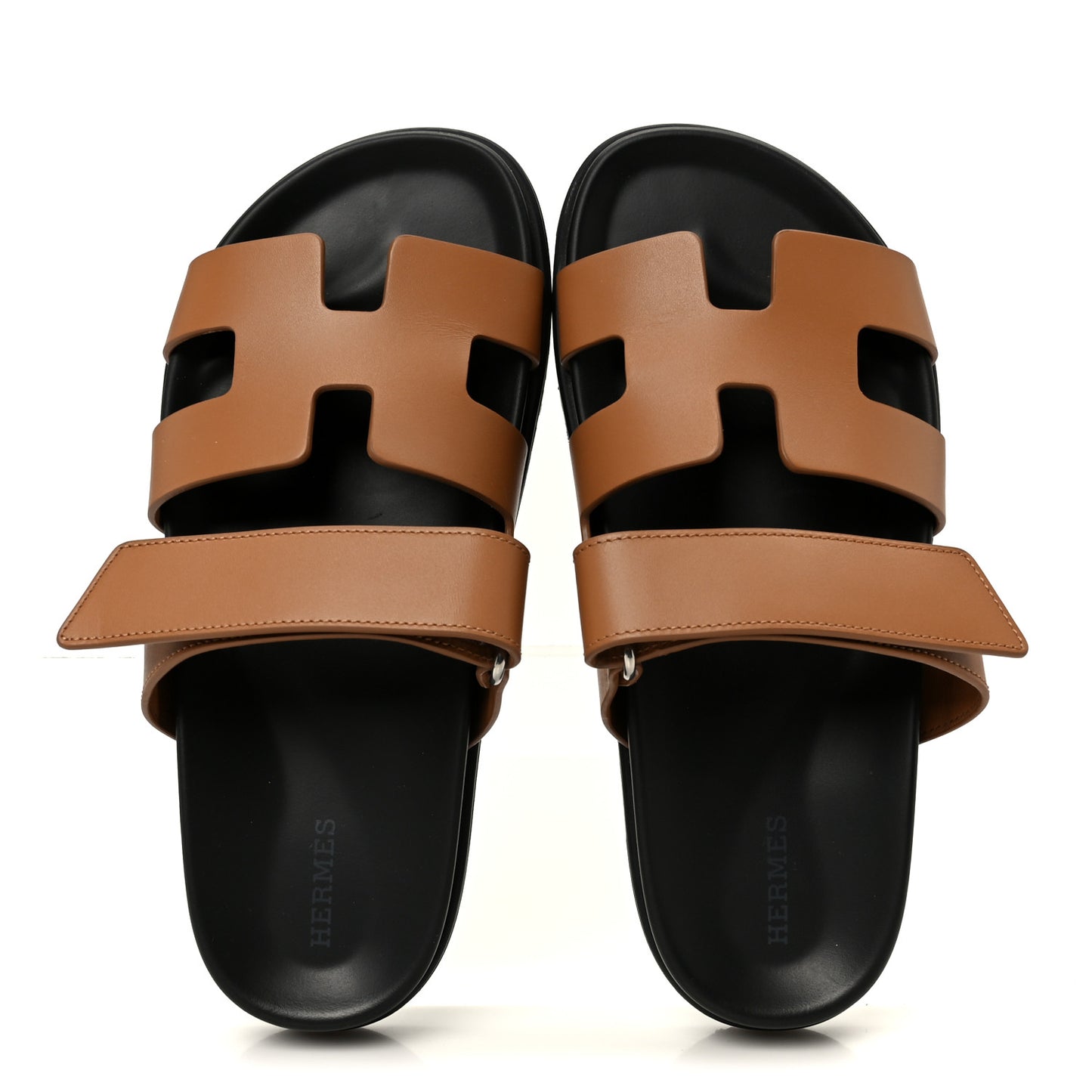 Calfskin Womens Chypre Sandals 37.5 Gold