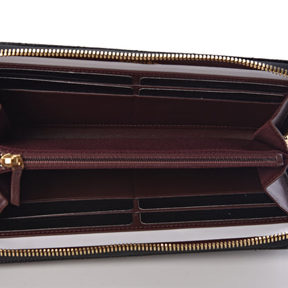 Chanel Caviar Quilted Large Gusset Zip Around Wallet Black 5 of 8