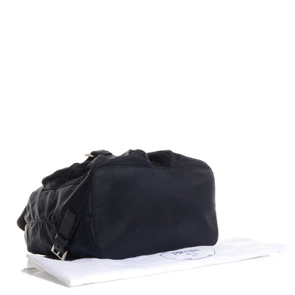 Prada Tessuto Nylon Vela Medium Backpack Blue 4 of 10