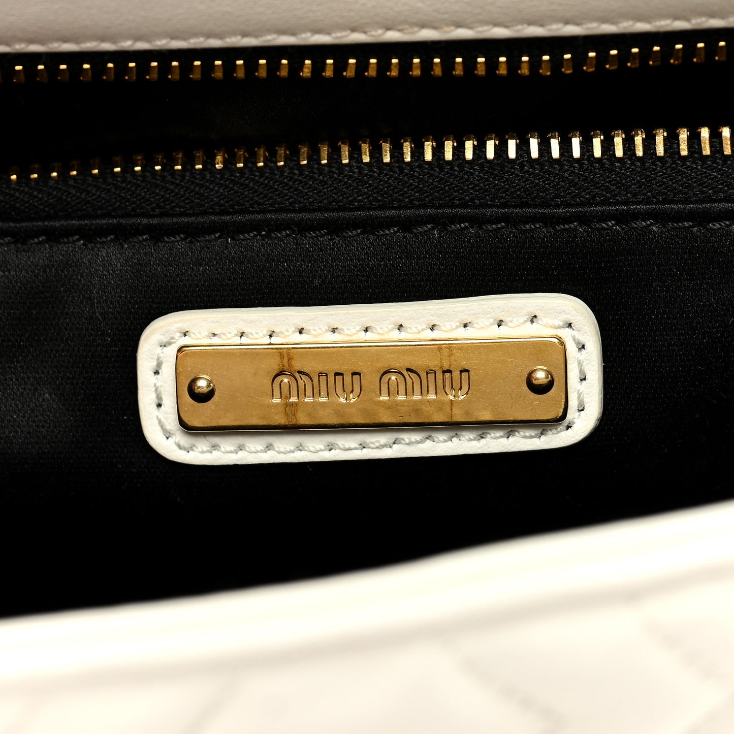 Soft Calf Quilted Flap Bag White