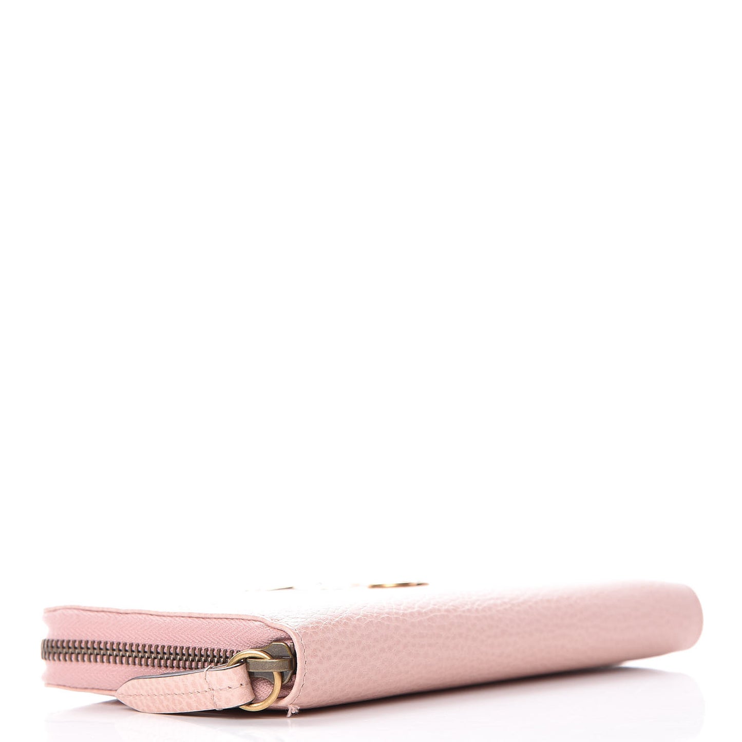 Calfskin Butterfly Farfalla Zip Around Wallet Perfect Pink