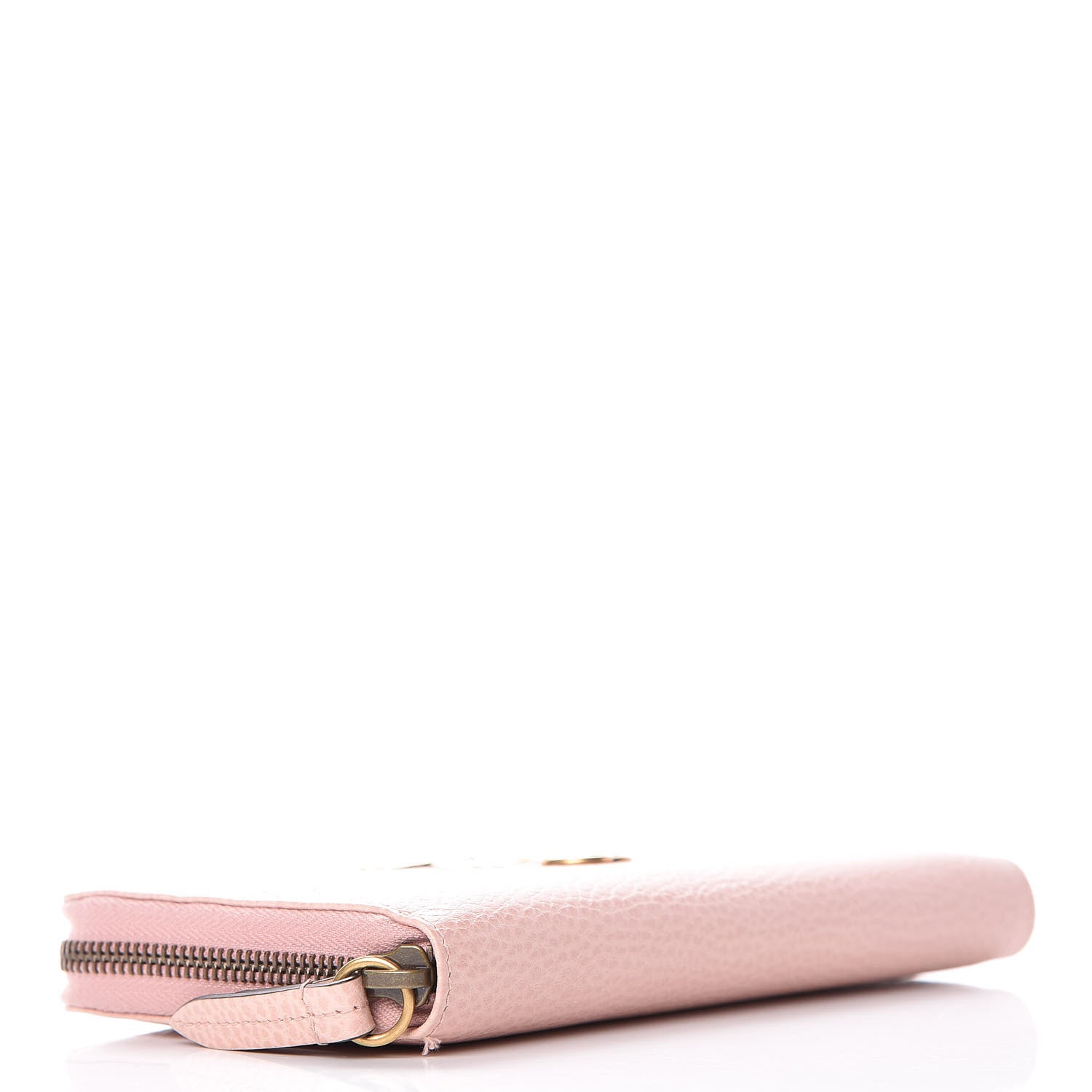 Gucci Calfskin Butterfly Farfalla Zip Around Wallet Perfect Pink 4 of 8