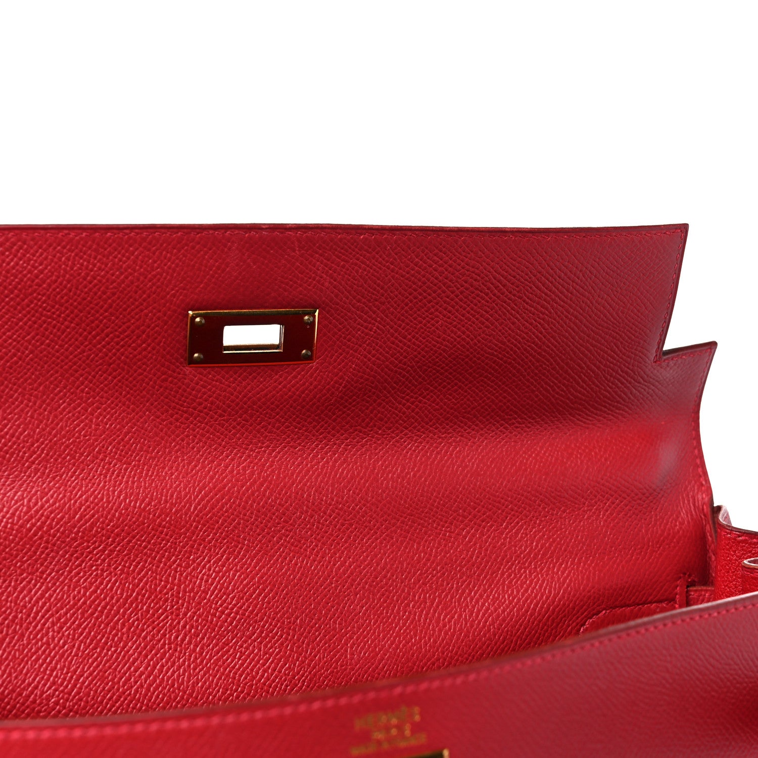 Hermes Courchevel Kelly Retourne 32 Rouge Vif 14 of 17
