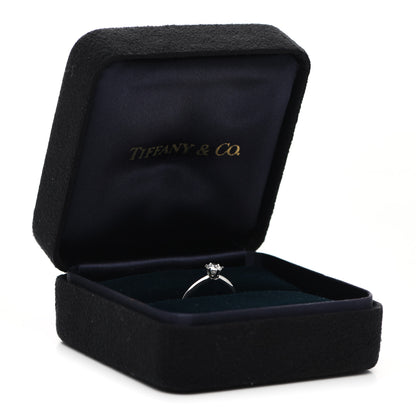 Tiffany Platinum Diamond .36ct Solitaire Engagement Ring 50 5.25 7 of 7