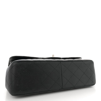 Chanel Caviar Quilted Jumbo Double Flap Black 4 of 18