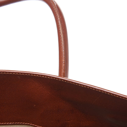 Saint Laurent Linen Calfskin Medium Souple Sac De Jour Cognac 13 of 14