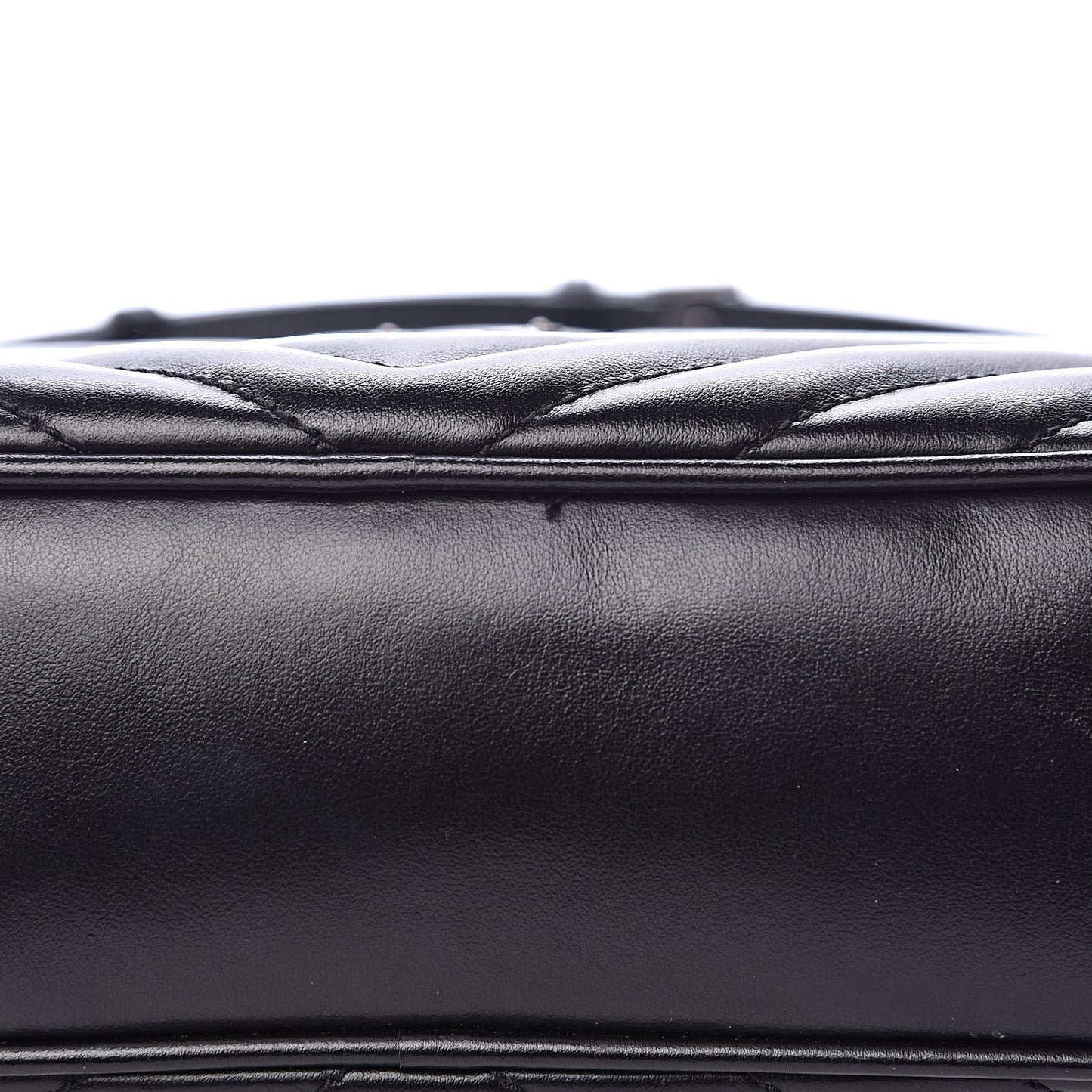 Calfskin Matelasse Monogram Lou Camera Bag Black